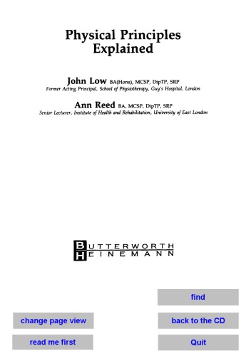 Physical Principles Explained (Physiotherapy Practice Explained)