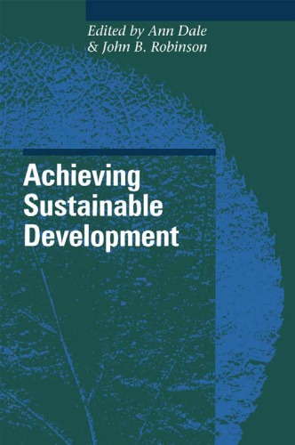 Achieving sustainable development