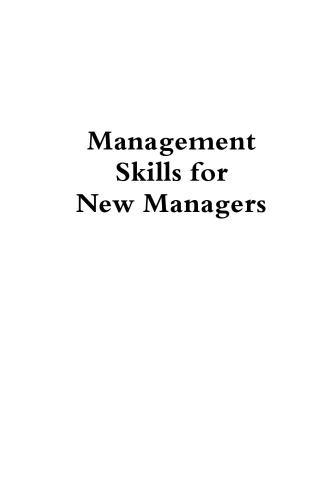 Management skills for new managers