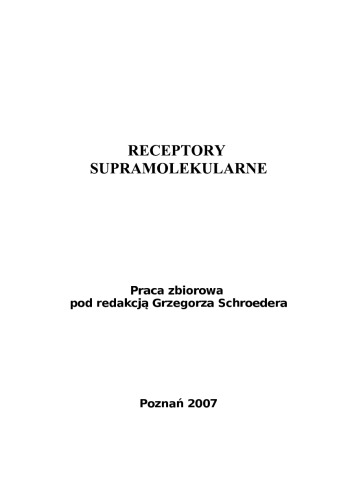 Receptory supramolekularne  