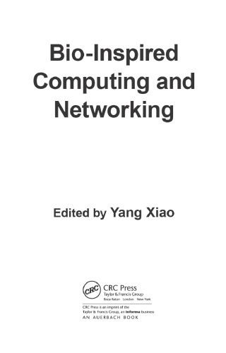 Bio-Inspired Computing and Networking  