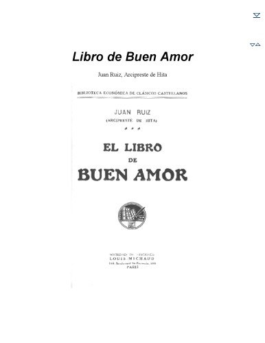 El Libro Del Buen Amor
