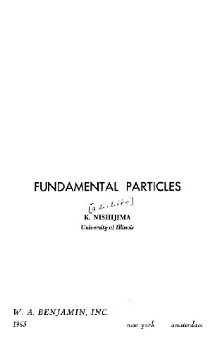 Fundamental particles