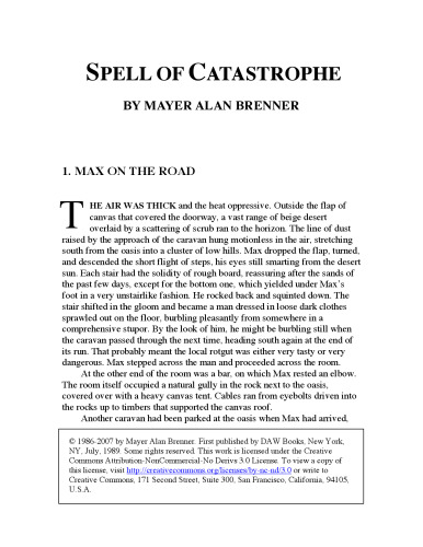 Catastrophe's Spell (The Dance of Gods #1)