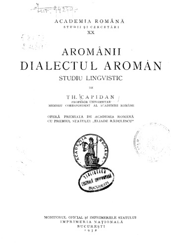 Aromânii. Dialectul aromân. Studiu lingvistic