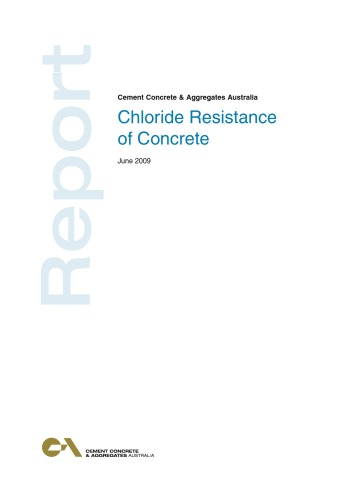 Chloride Resistance of Concrete