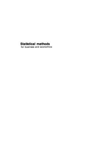 Statistical Methods for Business and Economics, Revised Edition (The Irwin Series in Quantitative Analysis for Business)