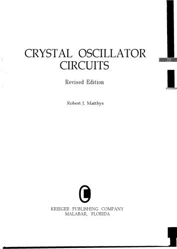 Crystal Oscillator Circuits  