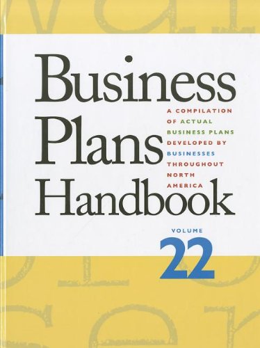 Business Plans Handbook, Volume 22 volume 22