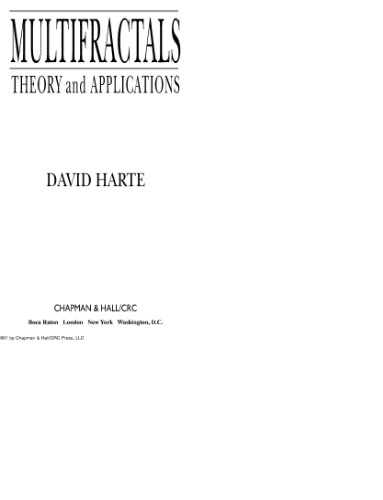 Multifractals: theory and applications