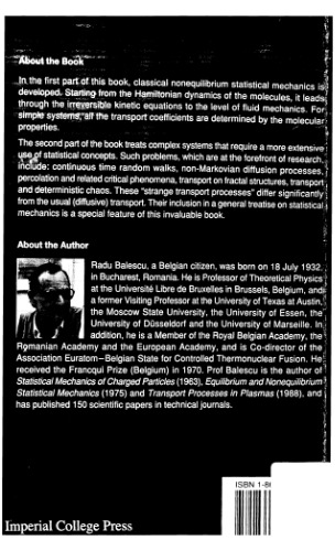 Statistical dynamics: matter out of equilibrium (no pp.2-6)