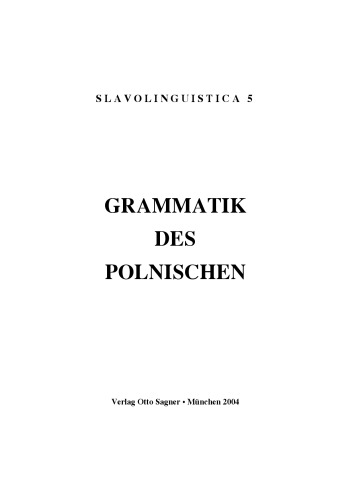 Grammatik des Polnischen  