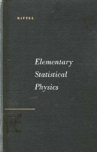 Elementary statistical physics