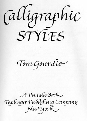 Calligraphic Styles  