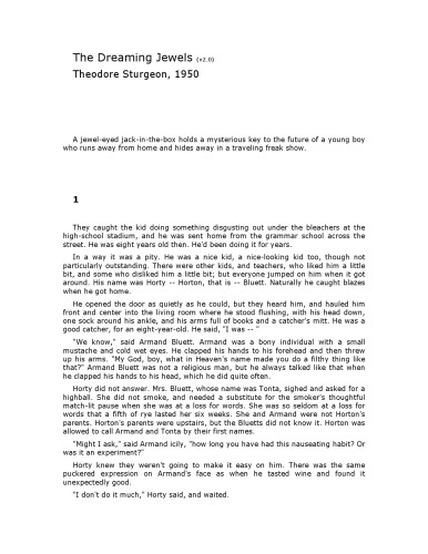 The Dreaming Jewels (a.k.a. The Synthetic Man)