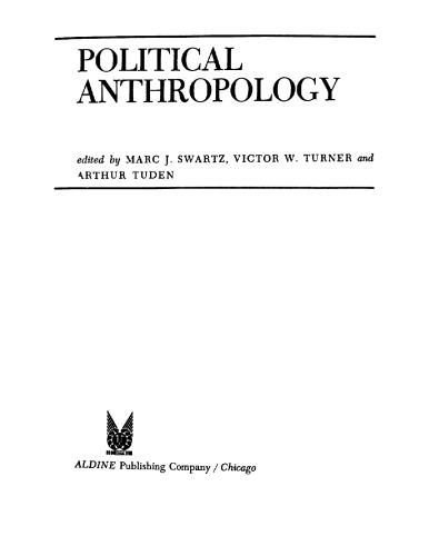 Political Anthropology  