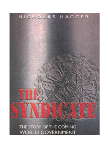 The Syndicate: The Story of the Coming World Government  