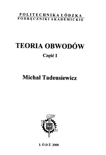 Teoria obwodów, Part 1