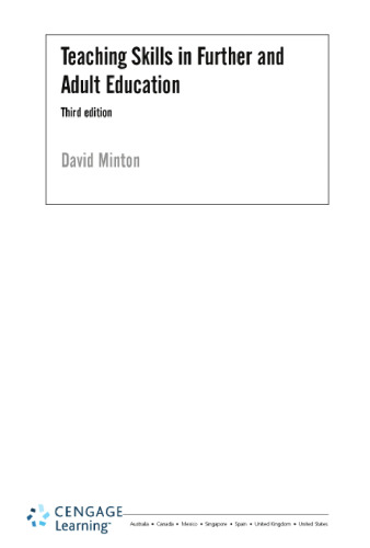 Teaching Skills in Further and Adult Education  