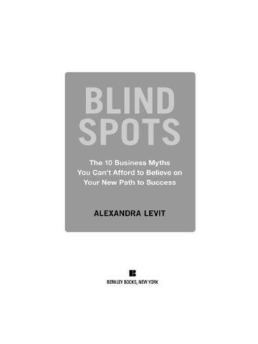 Blind Spots: 10 Business Myths You Can't Afford to Believe on Your New Path to Success