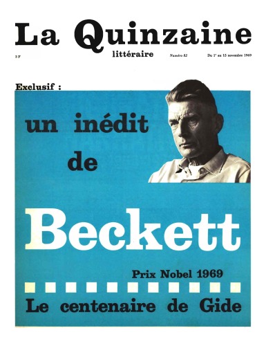 Le Quinzaine littéraire, numéro 82  issue 82