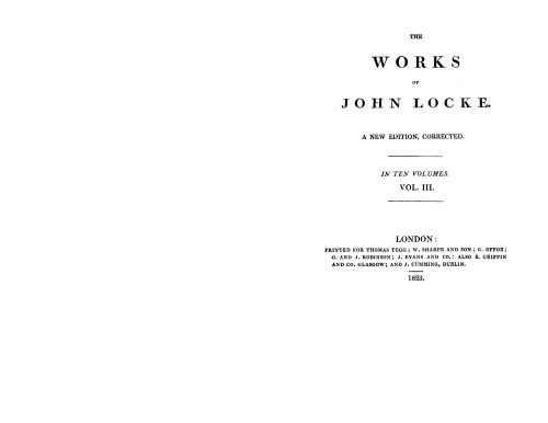 The works of John Locke 3