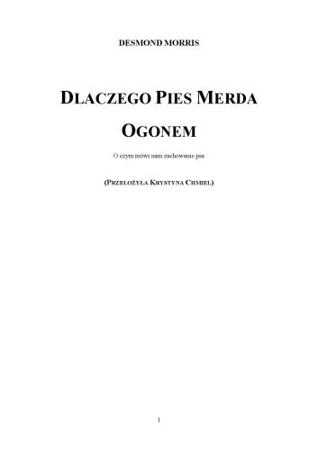 Dlaczego pies merda ogonem