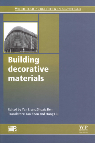 Building Decorative Materials (Woodhead Publishing in Materials)