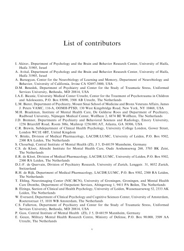 Stress Hormones and Post Traumatic Stress Disorder Basic Studies and Clinical Perspectives