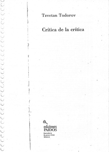 Crítica de la crítica
