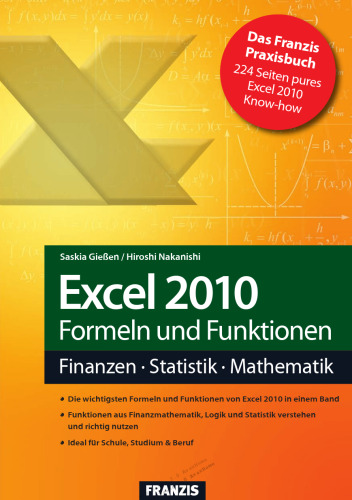 Excel 2010 Formeln und Funktionen  