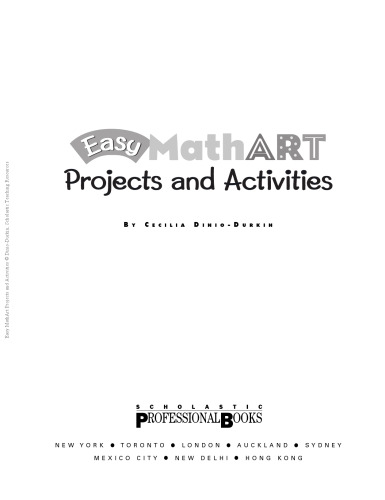 Easy Mathart: Projects and Activities  