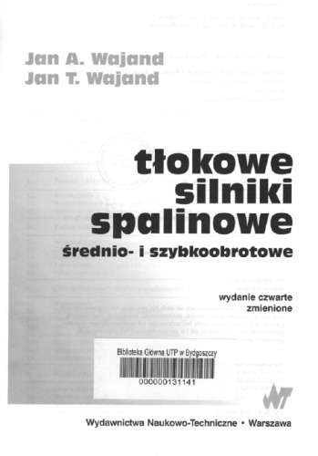 Tłokowe silniki spalinowe średnio- i szybkoobrotowe