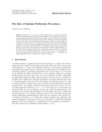 Annales Henri Poincaré - Volume 2  