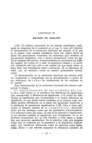 Estructura del sistema de aspectos y tiempos del verbo griego antiguo. Análisis funcional sincrónico. Capítulo segundo.