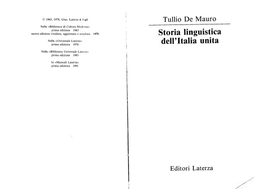 Storia linguistica dell'Italia unita