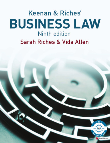Keenan and Riches' Business Law, 9th Edition