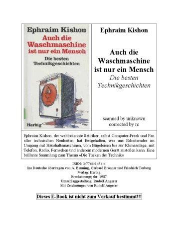 Auch die Waschmaschine ist nur ein Mensch. Die besten Technikgeschichten  