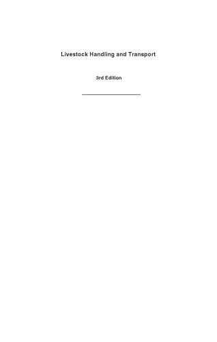 Livestock Handling and Transport
