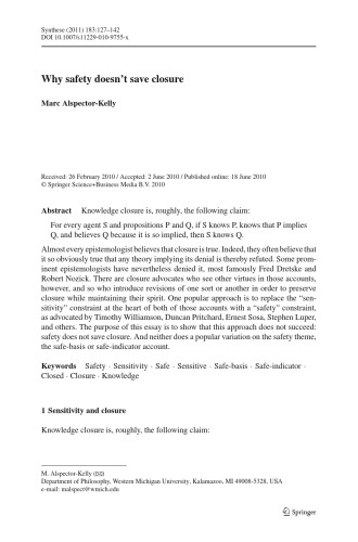 Synthese - Vol. 183, No. 2, Nov 2011