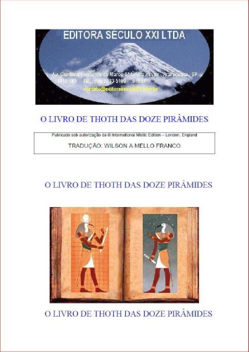 O Livro de Thoth das Doze Pirâmides