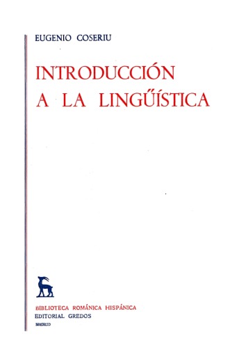 Introducción a la lingüística