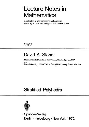 Stratified polyhedra