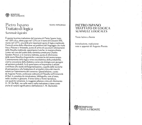 Trattato di logica-Summule logicales