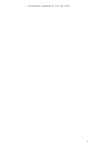 UITGEVERIJ Dekker & Van de Vegt 1856 - 1989. Geschiedenis en catalogus van een fonds