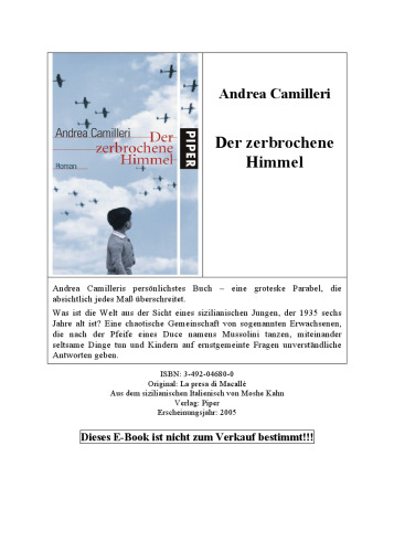 Der zerbrochene Himmel  