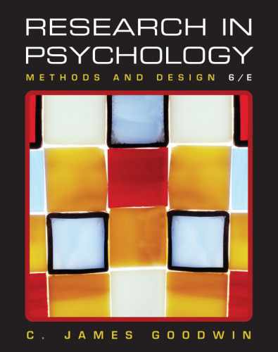 Research In Psychology: Methods and Design  