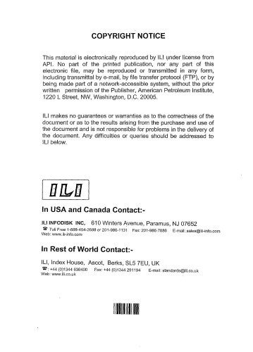 API RP 2A-LRFD Recommended Practice for Planning, Designing and Constructing Fixed Offshore Platforms - Load and Resistance Factor Design  