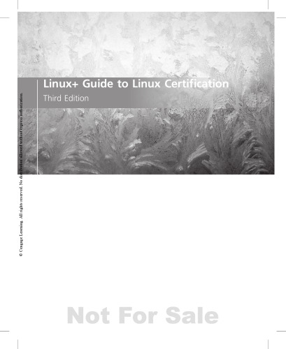 Linux+ Guide to Linux Certification  