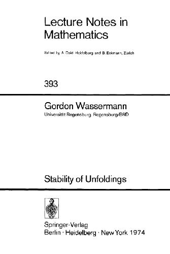 Stability of unfoldings